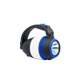 3 in 1 Multi-function Outdoor Portable  Light Usb Rechargeable Strong Light Camping Light Foldable Camping Light - blue