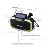Solar Radio Hand Crank Emergency Flashlight Reading Light AM FM NOAA Phone Charger SOS Alarming Outdoor Survival Power Bank - DF-5801