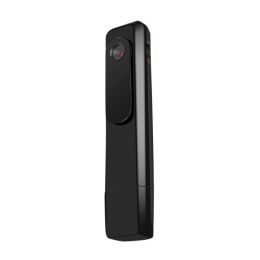 MT1 Mini Camera Digital Voice Recording Pen Micro Cam Body Camera Voice Video Recorder Business Conference Security Camcorder 1080P - black