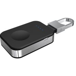 Qi Wireless Charger For i Watch 2 3 4 950mah Power Bank For Apple Watch External Battery Pack Mini Wireless Charger Dock - Black