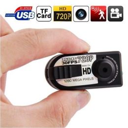 DQ4 HD 720P Sport Mini Camera Mini DV Voice Video Recorder Infrared Night Vision Digital Sport DV Voice Video TV Out built in 32GB - black