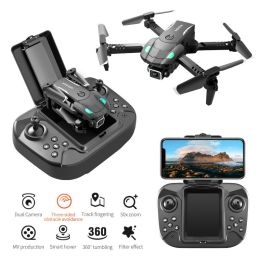 Mini Quadcopter Professional RC Drone HD Camera Three-sided Obstacle Avoidance Air Pressure Fixed Height Foldable Toys - One Camera-2 Battery