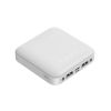 Portable Battery Charger; 10000mAh Type C Power Bank With Wall Plug LED Display External Compatible With IPhone; Samsung Smart Devices-White - White