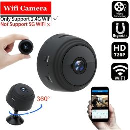 Mini Camera; HD 720P 2.4G Wifi IP Camera; Night Vision; Smart Home Security Wireless Mini Camcorder; Mobile Remote View Video Surveillance Camera