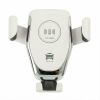 10W Qi Wireless Fast Charger Car Mount Air Vent Mobile Phone Holder Charging Stand Fit For IPhone 12 11 Pro Max Xiaomi Samsung - White