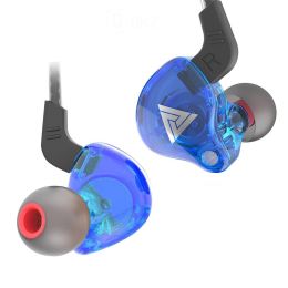 HiFi Sport Headphones 3.5mm In Ear Earphone For Running With Microphone Headset music Earbuds - Blue - CN
