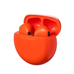 Original Pro6 TWS Touch Control Wireless Headphone Bluetooth 5.0 Earphones Sport Earbuds Music Headset For Iphone Xiaomi phones - Orange
