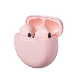 Original Pro6 TWS Touch Control Wireless Headphone Bluetooth 5.0 Earphones Sport Earbuds Music Headset For Iphone Xiaomi phones - Pink