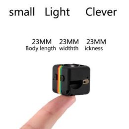 SQ11 Mini Camera HD 1080P Small Cam Sensor Night Vision Camcorder Micro Video Camera DVR DV Motion Recorder Camcorder built in 32GB - black