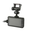 MT18B 3'' 140° HD Driving Recorder Car DVR Camcorder Dual Cam Action Camera Motorcycle Video Recorder Motorcycle Video Recorder built in 32GB - black