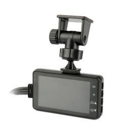 MT18B 3'' 140° HD Driving Recorder Car DVR Camcorder Dual Cam Action Camera Motorcycle Video Recorder Motorcycle Video Recorder built in 32GB - black