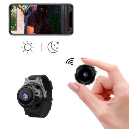 LW10 Mini Camera HD 1080p Night Vision Small Micro Video Watch Wifi IP Cam Body With Motion Sensor Tiny Microcamera Mini Camera built in 32GB - black