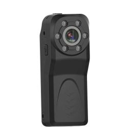 PD6 Mini Camera 1080P HD IR Night-Vision Recorder Super-Small Sport Camera Body-Worn Camera built in 32GB - black