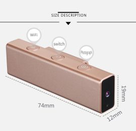 K12 8MP Full HD 1080p 16gb Tf WIFI Wink Smart Wearable Sport Camera Video Recorder Glasses Portable Video Eyeglasses Eye Glasses  - gold