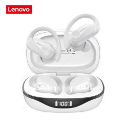 LP75 Sports Bluetooth Earphones with Mics Bluetooth 5.3 Wireless Headphones HiFi Stereo Wireless Earbuds - White