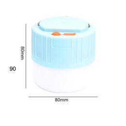 LED Solar Camping Light USB Rechargeable Bulb Outdoor Tent Lamp Portable Lantern Night Emergency Bulb Flashlight BBQ Hiking Tool - Basic
