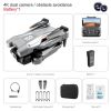 2022 NEW MiNi Drone 4K HD Camera Optical Flow Positioning 2.4G Wifi Picture Transfer Drone profesional - Gray 4K 1B