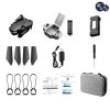 New KY910 Mini Drone 4K Professional HD Dual Camera 2.4G Wifi FPV Foldable RC Quadcopter Aerial Photography Aircraft - Black Dual4K Bag