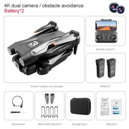 2022 NEW MiNi Drone 4K HD Camera Optical Flow Positioning 2.4G Wifi Picture Transfer Drone profesional - Black 4K 2B