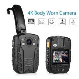 AP6 HD 1080P Police Body Worn Camera Security Camcorder Recorder Wearable Video Recorder DVR WDR Security Pocket Camera built in 32GB - 32GB