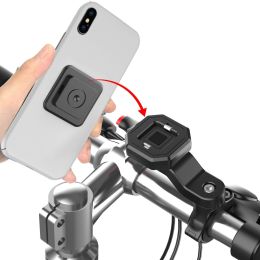 Bicycle Electric Car Motorcycle Mobile Phone Support Takeout Navigation Ride Shockproof Bicycle Rotating Mobile Phone Frame - 146A