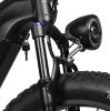 Electric Bike750W 48V 17AH 120KM 150KG 26KENDA fat tires Shimano 21S shifting + LCD meter + USB charging hole Electric Mountain Bike - Grey