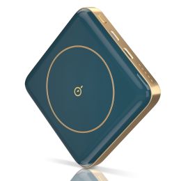 Magnetic Wireless Power Bank 10000mAh Magnetic Portable Charger MagSafe Wireless Power Bank Fit for IOS Phones 14/13/12/11 Series - Blue