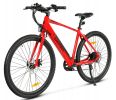 Electric Bicycle 36V 350W 10AH 7S speed 80KM 150KG +APP disc brake front and rear lights 700C*45C KENDA spoked wheel E Bike - Red