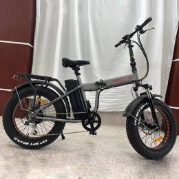 FstNiceTed Foldable Electric Bike; Electric Bike for Adults 350W Electric Bicycles; 36V 10Ah Removable Lithium Battery Gray - Gray