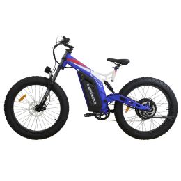 AOSTIRMOTOR 26" 1500W Electric Bike Fat Tire P7 48V 20AH Removable Lithium Battery for Adults S17-1500W - as picture