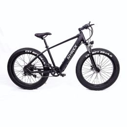 Sivrock Ebike Electric Bike 26'' Fat Tire 1000W Motor 48V 15Ah Large Battery Mountain E-Bike Shimano 7-Speed Bicycle - Black