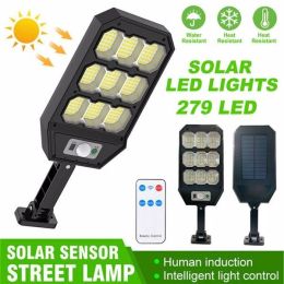 LED Solar Street Lights Outdoor Motion Sensor Garden Security Wall Lamp - as picture