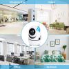 IP Wireless 3D Tracking Mini Camera 2MP HD 1080P - white