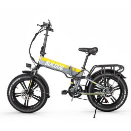 ZHENGBU HM20 Folding 20 Inch 750W Power Portable Electric Bicycle - yellow - 750w