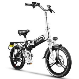 ZHENGBU X6 20inch 400W 10.4AH Electric bicycle Small men and women help ebike ultra-light folding electric bike - 400W - 10.4AH
