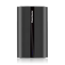 Portable Charger PowerMaster 20000mAh Power Bank Total 5.8A Output 3-USB Ports External Battery Pack - Black