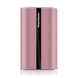 Portable Charger PowerMaster 20000mAh Power Bank Total 5.8A Output 3-USB Ports External Battery Pack - Rose Gold