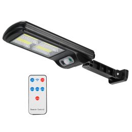 Solar Powered Wall Lights Outdoor 100LED Beads Motion Sensor Lamp IP65 Waterproof 3 Modes Sensor Light - 300W