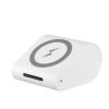Qi Wireless Charger 10400mAh Power Bank 5W Wireless Charger Pad 2.1A USB Charge Port Portable Battery Charger - White