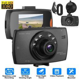 1080P Car DVR Camera Dash Cam Camcorder 90 Degree Angle Loop Recording Night Vison - Black