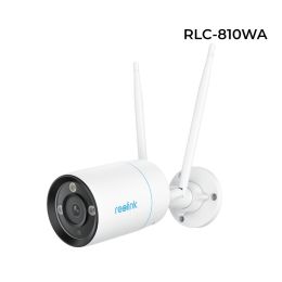 Reolink 4K Security Camera Smart Detection 8MP Wi-Fi 6 Tech Surveillance Cameras Onvif 2.4G/5Ghz Wireless 5MP Outdoor IP Camera - PAL - RLC-810WA