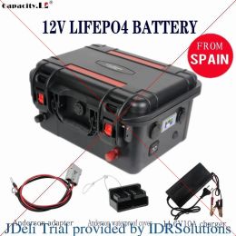 12V 120ah Portable Power Station LiFePO4 Battery 100ah Rechargeable LFP Battery Packs with BMS for Outdoor Camping Motor Backup - 120AH LIFEPO4
