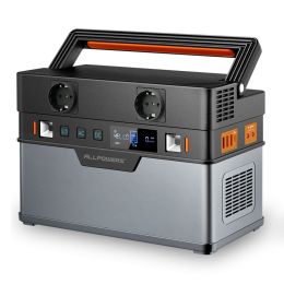 ALLPOWERS 700W Portable Power Station 606Wh Solar Generator, 110V/220V Power Supply For Camping Outdoor RV, Laptop and Emergency - us