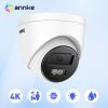 ANNKE 4K IP Camera Outdoor Indoor Weatherproof Turret 4K Video Surveillance Cameras Audio Recording CCTV Cameras 8MP POE Cameras - Default