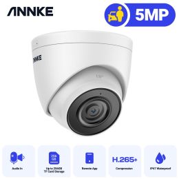 ANNKE Smart Home 5MP IP Camera Outdoor Indoor POE Security Cameras POE Surveillance Cameras TF Card Support With Audio in - 5MP Cameras 2.8Lens