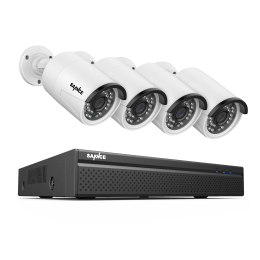 SANNCE 8CH 8MP HD POE Network Video Security System 8MP H.265+ NVR 30M EXIR Night Vision IP Camera CCTV Security Protection IP66 - 5MP NVR Kit - None