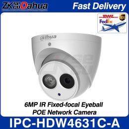 Dahua IP Camera Security 6MP IPC-HDW4631C-A Camara Surveillance Night Vision IR PoE Built-in Mic - With Logo - 2.8mm