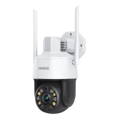 Annke 20X Optical Zoom PTZ IP Camera With Alexa 5MP Wifi IP Camera With Human Tracking Two Way Audio Video Surveillance Cameras - Camera