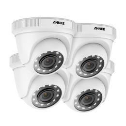 ANNKE 4Pcs 2MP 1080P HD Security Surveillance System Camera IR-Cut Night Vision Audio Recording Waterproof Housing Camera Kit - 4pcs camera kit