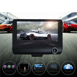 Safe Drive Dual Camera Car Dash Cam With Large Screen - Default Title